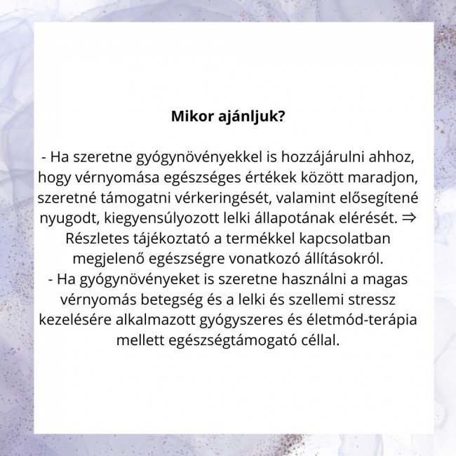 Javallat egészséges vérnyomás kapszula 60db Javallat egészséges vérnyomás kapszula 60db