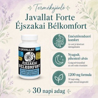 Javallat éjszakai bélkomfort kapszula 60db