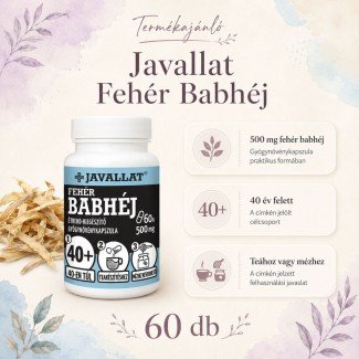 Javallat fehér babhéj kapszula 60db