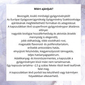 Javallat Fekete ribizli levél kapszula 60db