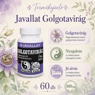 Javallat golgotavirág kapszula 60db