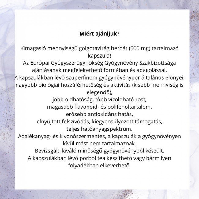 Javallat golgotavirág kapszula 60db Javallat golgotavirág kapszula 60db