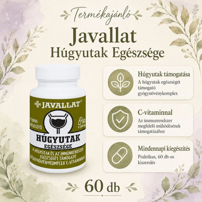 Javallat húgyutak egészsége kapszula 60db Javallat húgyutak egészsége kapszula 60db
