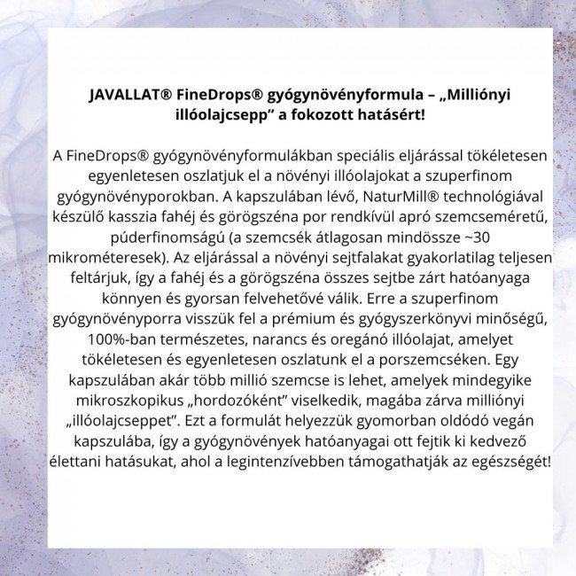 Javallat időszakos böjt támogatás kapszula 60db Javallat időszakos böjt támogatás kapszula 60db