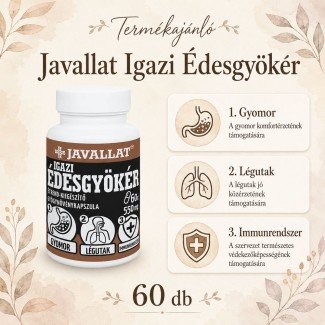 Javallat igazi édesgyökér kapszula 60db