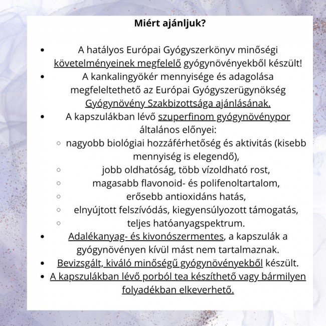 Javallat kankalin és kerti kakukkfű kapszula 60db Javallat kankalin és kerti kakukkfű kapszula 60db