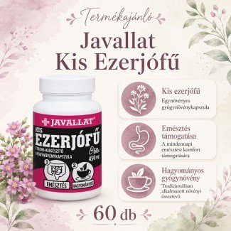 Javallat Kis ezerjófű kapszula 60db