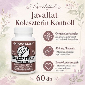 Javallat koleszterin kontroll kapszula 60db