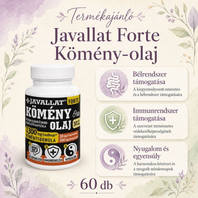 Javallat kömény olaj kapszula 60db Javallat kömény olaj kapszula 60db
