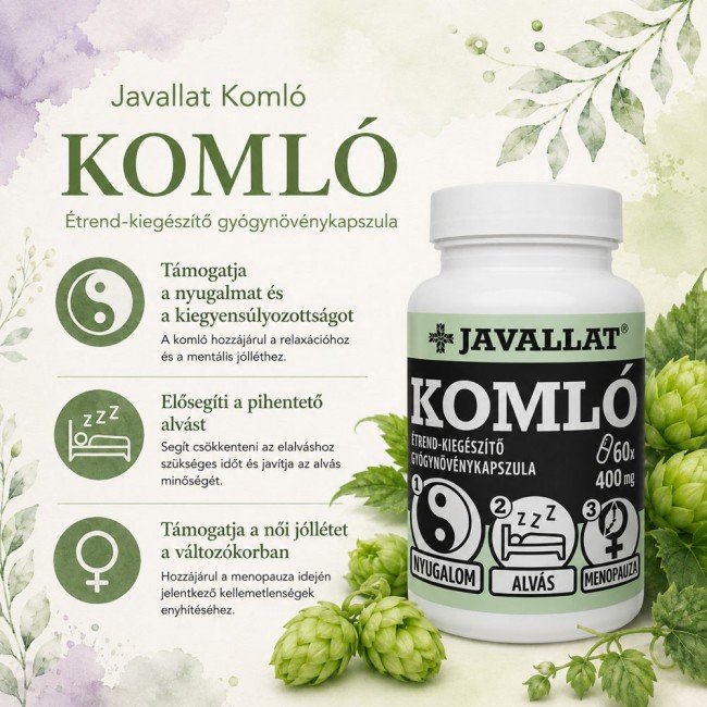 Javallat komló kapszula 60db Javallat komló kapszula 60db