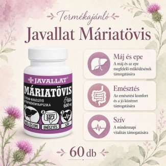 Javallat máriatövis kapszula 60db