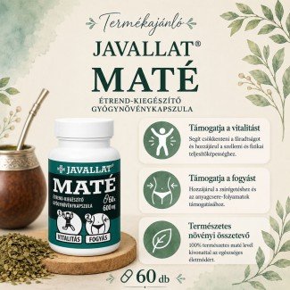 Javallat maté kapszula 60db