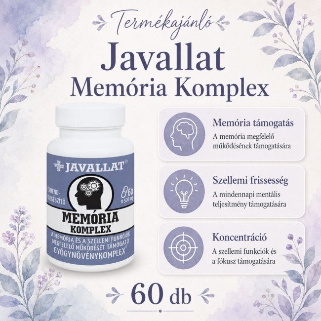 Javallat memória komplex kapszula 60db Javallat memória komplex kapszula 60db