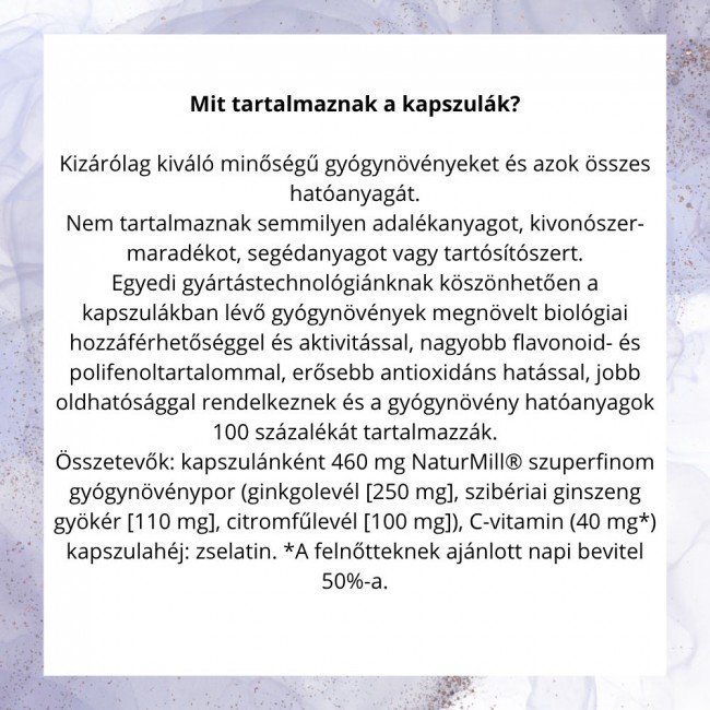 Javallat memória komplex kapszula 60db Javallat memória komplex kapszula 60db