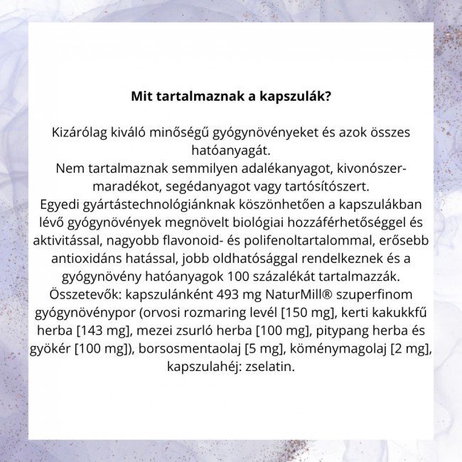 Javallat méregtelenítő komplex kapszula 60db Javallat méregtelenítő komplex kapszula 60db