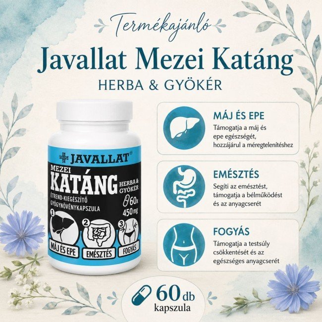 Javallat mezei katáng herba és gyökér étrend-kiegészítő kapszula 60db