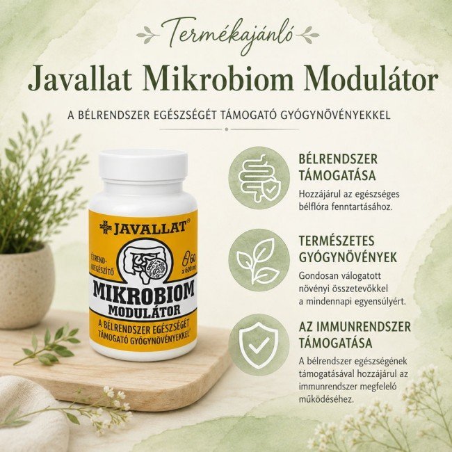 Javallat mikrobiom modulátor kapszula 60db Javallat mikrobiom modulátor kapszula 60db