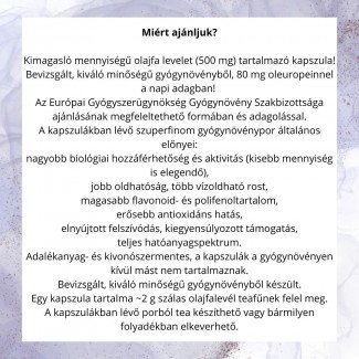 Javallat Olajfa levél kapszula 60db