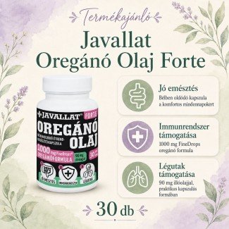 Javallat oregánó olaj forte kapszula 60db
