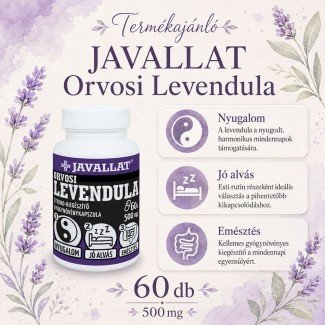 Javallat Orvosi levendula kapszula 60db