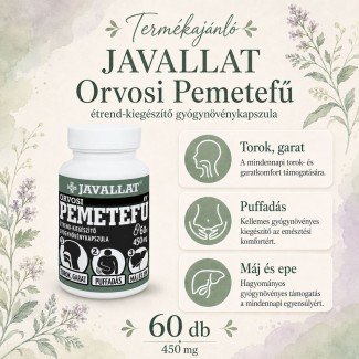 Javallat orvosi pemetefű kapszula 60db