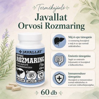 Javallat orvosi rozmaring kapszula 60db