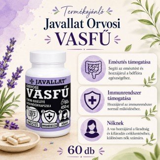 Javallat orvosi vasfű kapszula 60db