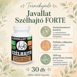Javallat szélhajtó kapszula 60db