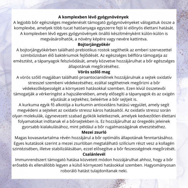 Javallat szép bőr kapszula 60db