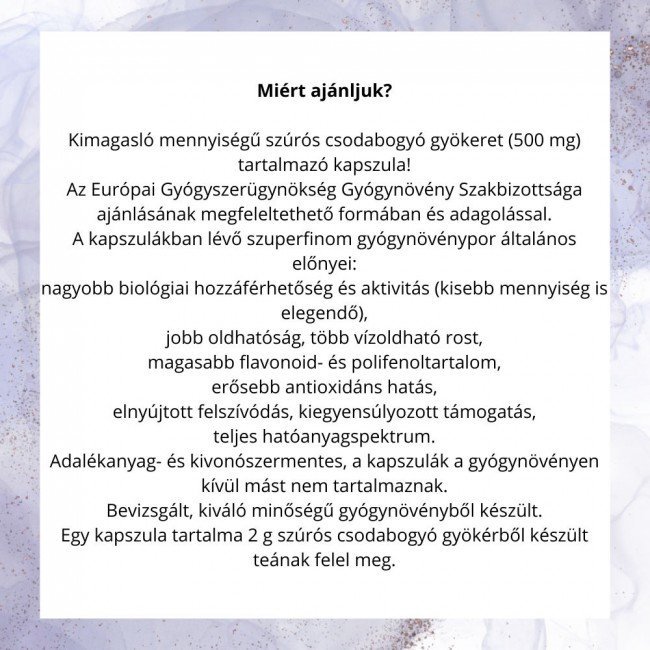 Javallat Szúrós csodabogyó kapszula 60db