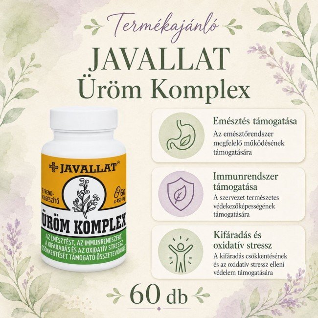 Javallat üröm komplex kapszula 60db Javallat üröm komplex kapszula 60db