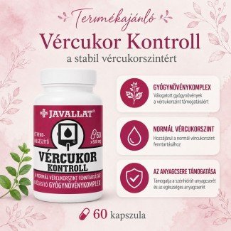 Javallat vércukor kontrol kapszula 60db