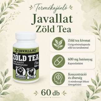 Javallat zöld tea kapszula 60db