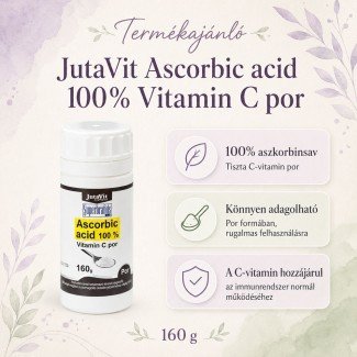 JutaVit Ascorbic acid c vitamin por 160g
