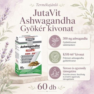 Jutavit Ashwagandha gyökér kivonat tabletta 60db