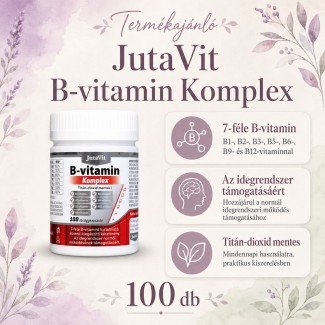 JutaVit B-komplex + FOLSAV lágyzselatin kapszula 100db