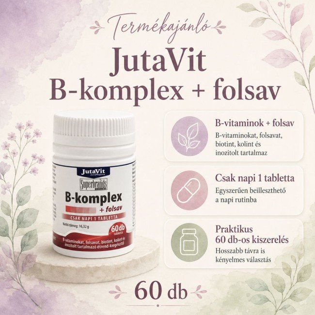 Jutavit b-Komplex tabletta 60db Jutavit b-Komplex tabletta 60db
