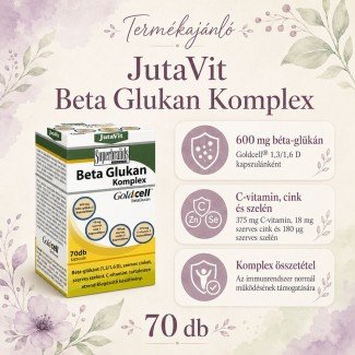 Jutavit beta glukan komplex kapszula 70db