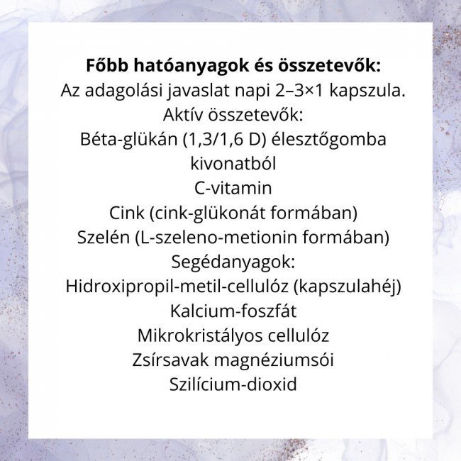 Jutavit beta glukan komplex kapszula 70db Jutavit beta glukan komplex kapszula 70db