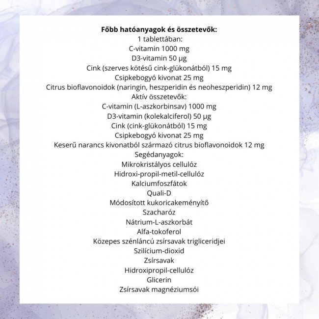 Jutavit c-vitamin 1000mg+c+d duo filmtbletta 100db Jutavit c-vitamin 1000mg+c+d duo filmtbletta 100db