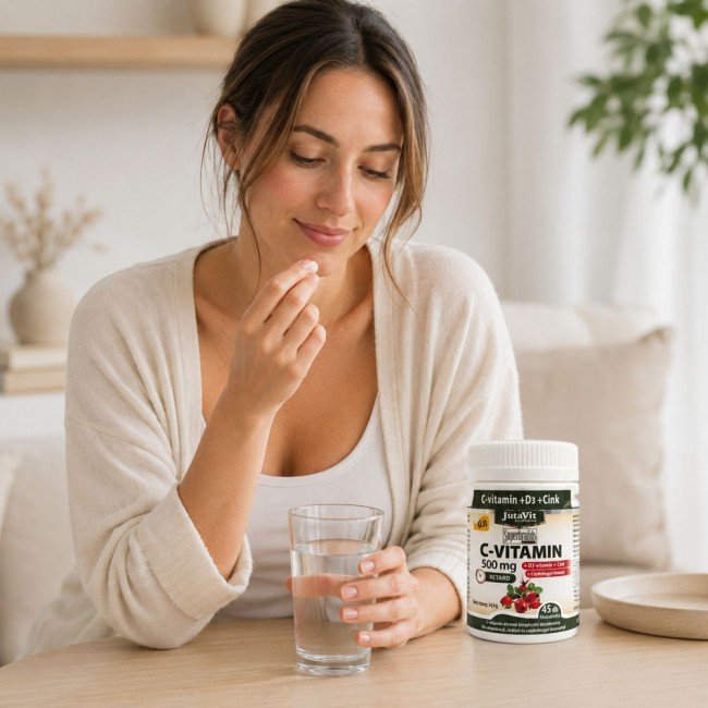 Jutavit c-vitamin+d3 500 mg tabletta 45db Jutavit c-vitamin+d3 500 mg tabletta 45db