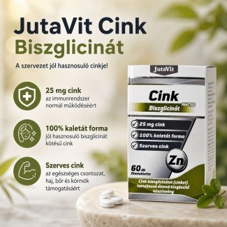 Jutavit Cink biszglicinát tabletta 60db