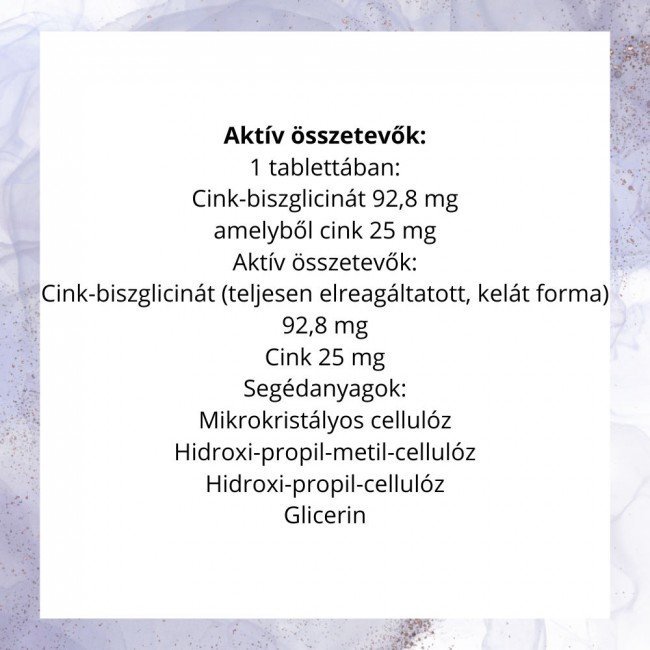 Jutavit Cink biszglicinát tabletta 60db Jutavit Cink biszglicinát tabletta 60db