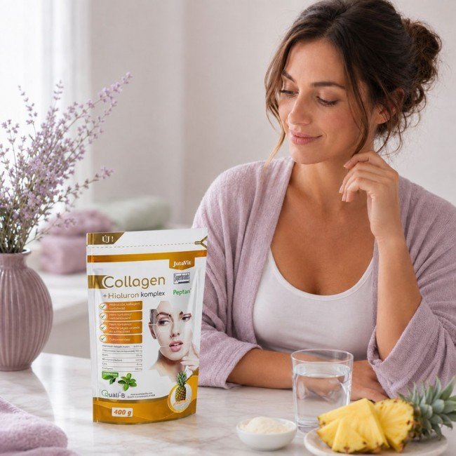Jutavit collagén+hialuron ananász 400g Jutavit collagén+hialuron ananász 400g