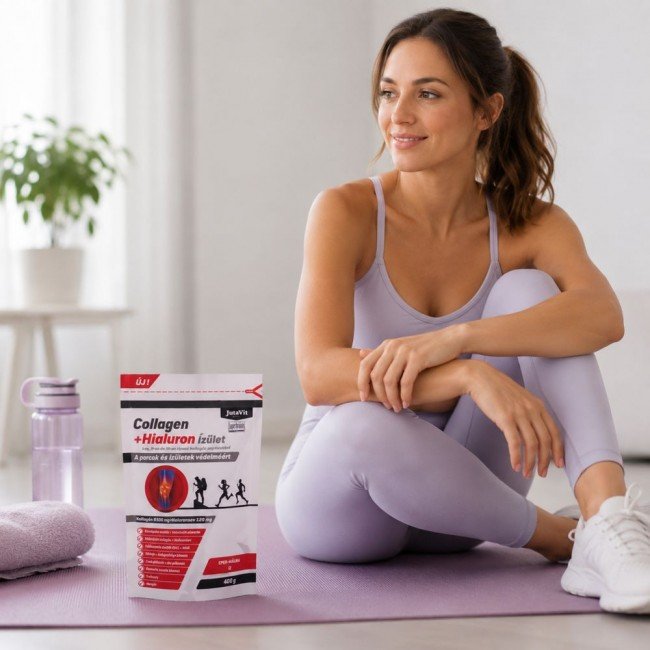 Jutavit collagen+hialuron eper-málna 400g
