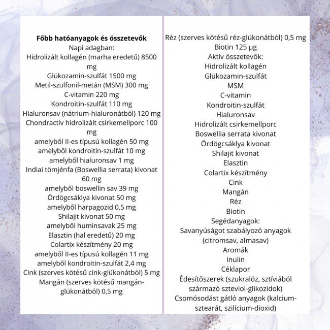 Jutavit Collagen + Hialuron ízület eper-málna 400g