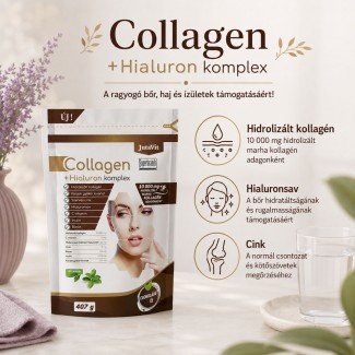 Jutavit collagen+hialuron komplex csokoládés kollagén por 407g