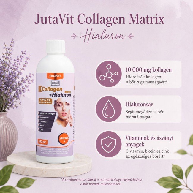 Jutavit collagen+hialuron matrix barack 500ml