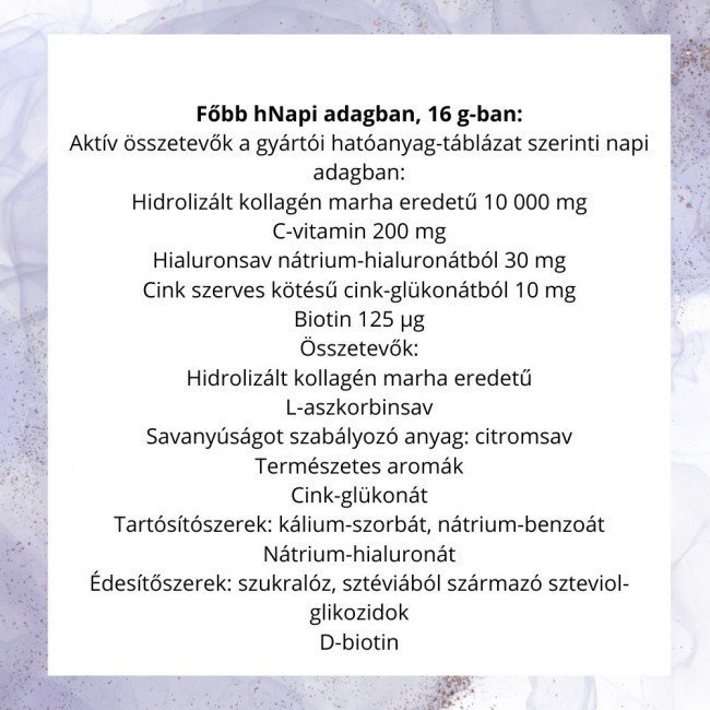 Jutavit collagen+hialuron matrix eper-málna 500ml Jutavit collagen+hialuron matrix eper-málna 500ml