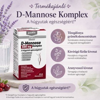 Jutavit d-mannose komplex tabletta 90db